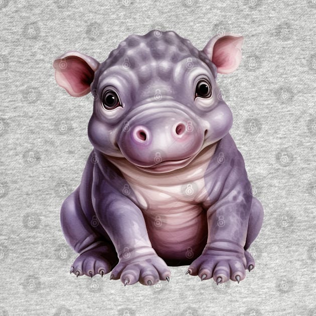 Baby Hippo by Chromatic Fusion Studio